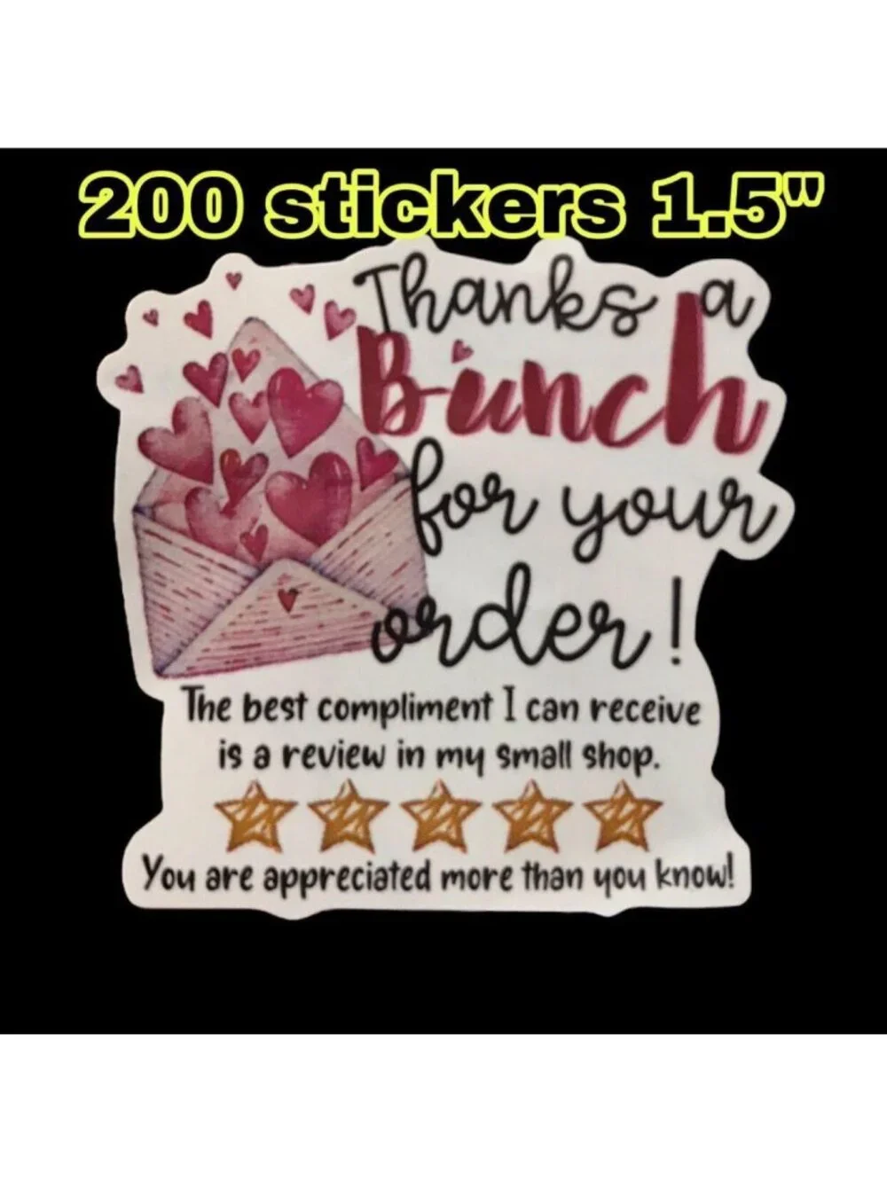 200 Thanks A Bunch Thank